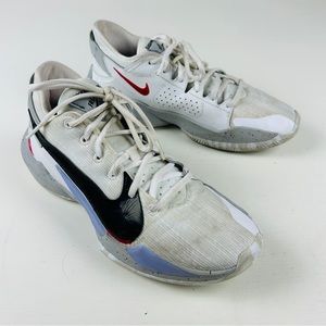 Nike Mens Zoom Freak 2 CK5424-100 White Basketball Shoes Sneakers Size 8.5